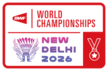 BWF World Championships 2026, New Delhi logo